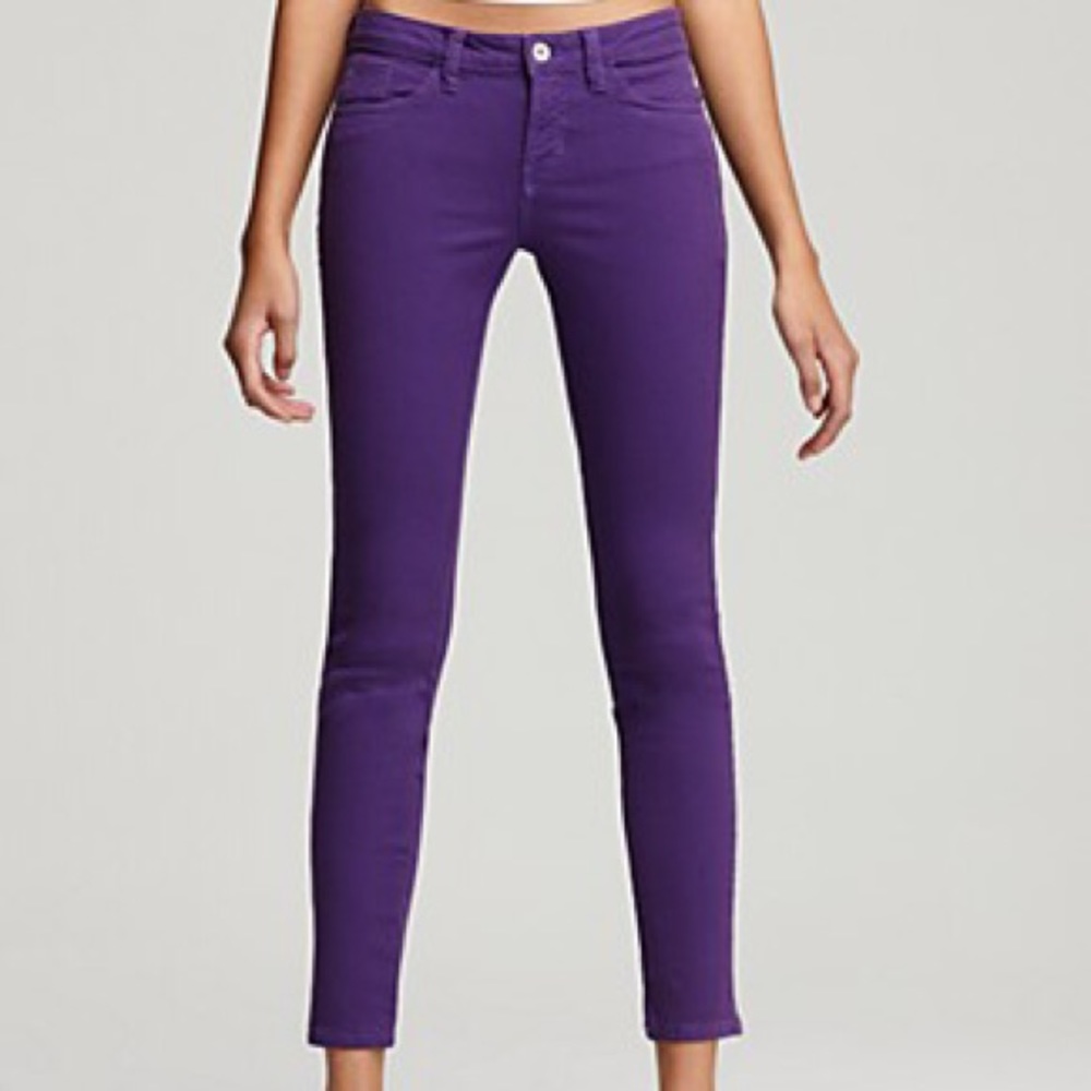 Guess Brittney skinny jeans in ultra purple